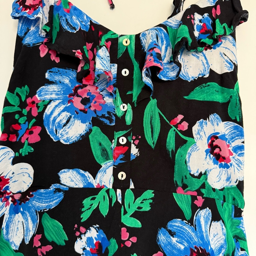 Valija Floral Print Women's Romper (medium) - Picture 3 of 12